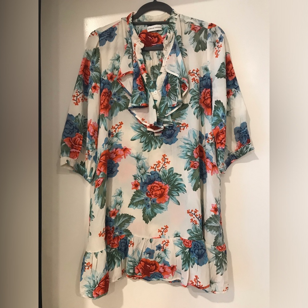 Scanlan Theodore 100% silk dress SZ 6